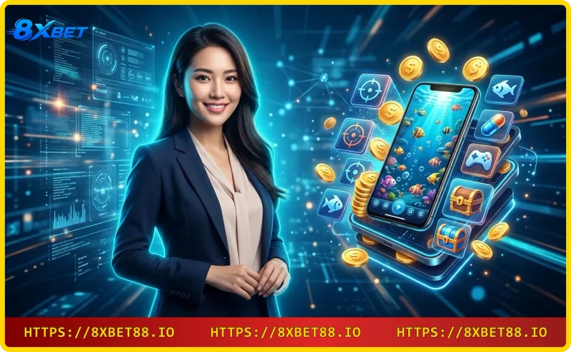 Cách chơi bắn cá 8xbet trên điện thoại thông minh