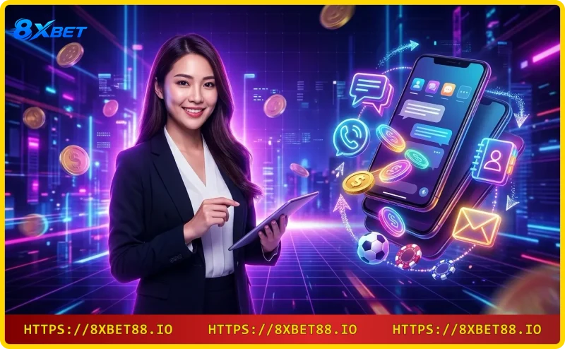 Hướng dẫn liên hệ 8xbet nhanh chóng qua các bước đơn giản